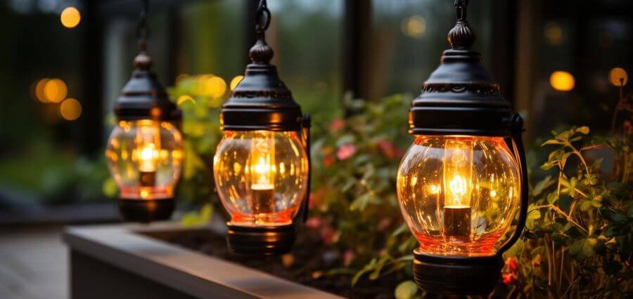 Light Up Your Outdoors with Stylish, Solar-Powered Hanging Lights
